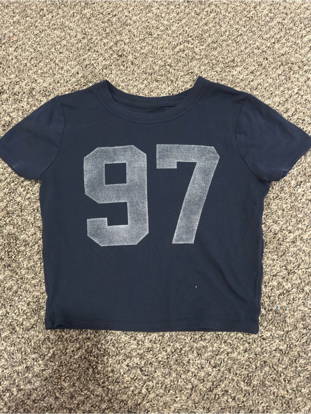 Navy Blue Graphic '97 Tee - Unbranded
